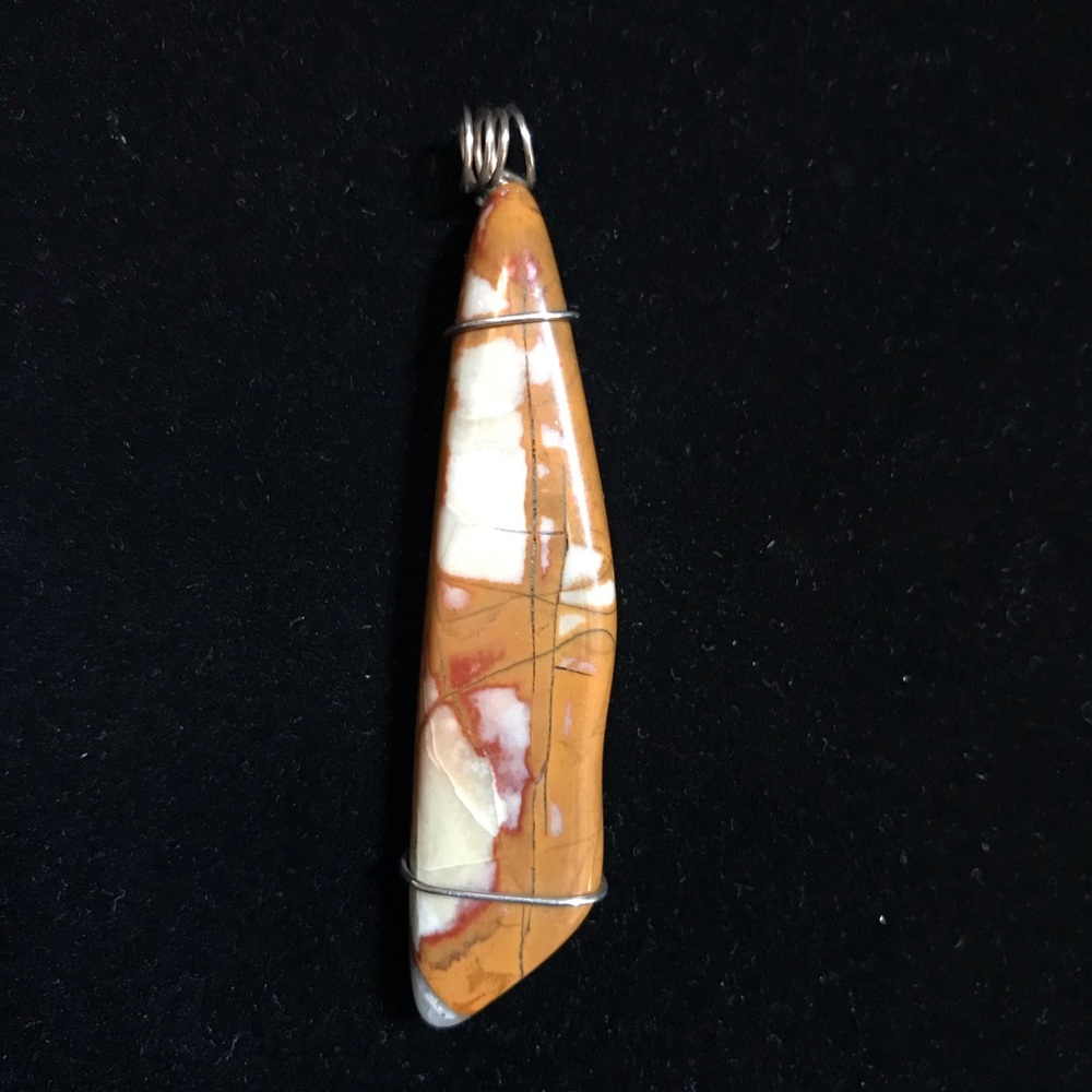 Unique Boho Pendant *Sterling Silver Wrap *Hand Crafted *NEW